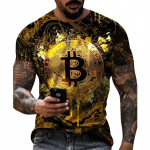 Naljakas geomeetriline digitaalne 3D-printimine meeste l&uuml;hikeste varrukatega T-s&auml;rk Suvine &otilde;huke trendiga kehas&auml;rk S