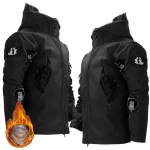 Talvine &otilde;uejope &uuml;likond Meeste pluss sametist paksu tuulekindla jopega m&auml;gironimis&uuml;likond XL