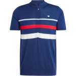 Adidas Premium pikkade varrukatega top Mugav triibuline v&auml;rviplokkidega s&auml;rk Meeste topid S&uuml;gavsinine IZ3183 XS blue