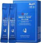 SNP Bird`s Nest Water Sleeping Pack 20EA/box, Anti-Aging, Firming, Moisturizing, Korean Cosmetics, Kbeauty, sample