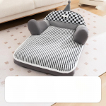 Uus kassisohva s&uuml;gav uni suured silmad armas seljatoega koeravoodi kennel paksendatud matt kassivoodi lemmiklooma pesa kassipesa Jas ash (removable and washable)