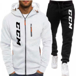 Meeste komplekt Kapuuts+p&uuml;ksid Spordikomplekt Vabaaja spordis&auml;rk Spordikomplekt Meeste vabaaja spordilukkude komplekt M