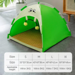 Jahutus lemmikloomade kasside telk koobas &otilde;ues reisimine kasside magamismaja Mugav kutsika voodi Kass Nesk Kennel Lemmikloomatarbed Kokkupandav koerapesa S khaki