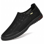 Meeste Hingavad Tennised Suvised L&auml;bil&otilde;ikelised Vabaaja Nahast Kingad Meestele Kerged Meeste S&otilde;idukingad Klassikalised Meeste Slip-on Kingad 38 must
