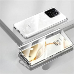 360 t&auml;ismagnet&uuml;mbris For Honor 200 Smart 5G &uuml;mbris, kahepoolne adsorptsiooniga metallist karastusklaasi kaitse telefoni korpuse kate For Honor 200 Smart