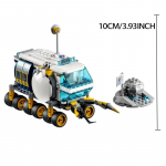 Loominguline linn V&auml;lisruum Kuu rover Ehitusklotsid Astronauti mudel Sondis&otilde;iduki m&auml;nguasjad Lastele T&auml;iskasvanutele Kingituseks 343PCS
