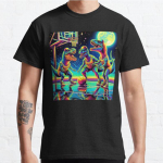 Suured suurused S-3XL V&auml;rvilised Neoon Rex Dinosaurus Korvpalli M&auml;ngimas Tr&uuml;kiga T-s&auml;rk Meeste &Uuml;laosad Moer&otilde;ivad Tees S must