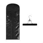 Hair Extension Holder Clear Window Hairpieces Ponytail Bundles Storage Bag Easy to Carry Portable must