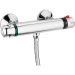 Seinakinnitus, 1/2 tolline v&auml;ljalaskeklapp, Termostaatiline du&scaron;isegisti vannituppa, Kroomitud, Moodsa stiiliga segisti Shower Rod Mixing Valve