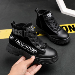 Lapsed Martin Boot L&uuml;hikesed saapad Lastejalatsid Talvine Soe Puuvillane Saabas Poistele Poistele V&auml;ike keskkool &Otilde;ues vabaaja nahast saapad 27