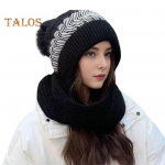 Naiste talvem&uuml;ts salliga paks soe pl&uuml;&uuml;s tuulekindel rattas&otilde;idu peakate Kontrastv&auml;rv elastne T&auml;iskaitsev v&auml;lireisimine k&uuml;lma ilmaga suusam&uuml;ts hall