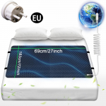 Maandusmatt voodile, maandusalus magamiseks, libisemisvastane PU-nahast maandusmadrats koos maandusjuhtmega, 27''&times;72'', California King EU Plug