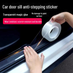 Universaalne l&auml;bipaistev kriimustuskindel auto l&auml;vepaku kaitseriba 2cm x 3m puhas