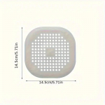 1 tk blokeerimisvastane silikoonist valamu juuksefilter &ndash; k&ouml;&ouml;gi ja vannitoa kanalisatsiooni v&auml;ljavoolufiltrid &ndash; du&scaron;i &auml;ravoolu ja vanni korgiga kurnad valge