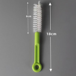 Pika varrega puhastushari beebipudelite torude jaoks Bongi pesumasinate veepudelite klaastoru lihaveski puhastust&ouml;&ouml;riistad roheline