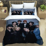 KPOP S-Stray-K-Kids print Voodipesukomplektid peen vooditarvikute komplekt tekikate vooditekikomplekt voodipesukomplekt luksuslik s&uuml;nnip&auml;evakingitus EU Twin 135x200cm