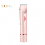 Kahe peaga naiste elektriline pardel USB-laetav veekindel kaasaskantav reisin&auml;gu keha bikiinipiirkond k&auml;ed jalad karvade eemaldamiseks habemenuga epilaator trimmer