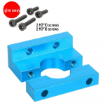 3DSWAY E3DV6 d&uuml;&uuml;siklambri kinnitus Ender3/CR10 3D-printeritele E3DV6 nozzle fixing bracket sinine