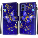 Luksuslik maalitud nahast &uuml;mbris rahakotiga, raamatu stiilis kaitse&uuml;mbris Motorola Moto G85 5G/G75/G55 5G/G35/G34 5G/G24/G04/G15/G05/G84 5G/G54 5G/G24 Power jaoks Moto G35