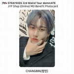 Stray Kids 3. maailmaturneel domineerib JYP Shop Online MD Benefit Photocard KPOP Changbin