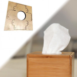 Tissue Box Template Leathercraft Supplies Solid Easy to Use Leather Cutter for DIY Art Craft Making