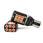 2 szt W16W żar&oacute;wka LED 12-24V CANBUS 1200lm Czerwony Off-Road