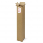 15 cartons d'emballage allong&eacute;s 50 x 10 x 10 cm - Simple cannelure