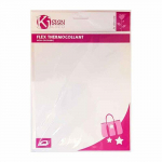 Tissu flex thermocollant Blanc mat 20 x 25 cm
