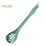 Egg Beater toiduklamber kolm-&uuml;hes multifunktsionaalsed k&ouml;&ouml;gitangid toiduvalmistamiseks, segamiseks ja grillimiseks Ergonoomilise disainiga munavispel toiduvalmistamiseks segamiseks roheline