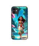 Coque de t&eacute;l&eacute;phone - Maniacase - Iphone 11 - Souple - Silicone - VAIANA ART ANIME