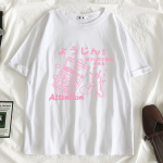 11 v&auml;rvi naiste anime karu punk naljakas T-s&auml;rk t&uuml;druk suvine tr&uuml;kk Harajuku Y2K Korea riided Camiseta Mujer T-s&auml;rk Femme topid L valge