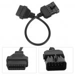 10-pin kuni 16-pin OBD2 diagnostikakaabli adapterpistik sobib Opelile