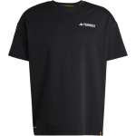 Adidas X National Geographic koost&ouml;&ouml; L&otilde;tv l&otilde;ige &Uuml;mar kael Niiskust juhtiv Kiiresti kuivav L&uuml;hike varrukas T-s&auml;rk Unisex T-s&auml;rgid Must JD5957 S