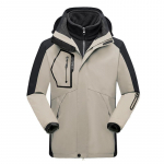 Cozy Up meeste 3-&uuml;hes veekindel jope tuulekindel talvine lumemantel jakid soe vihmamantel 5XL khaki