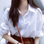 YYFS naistemood vabaaja kevade s&uuml;gise &uuml;hev&auml;rvilise tr&uuml;kiga pikkade varrukatega POLO kaelusega pluusid ja s&auml;rgid S