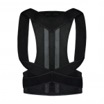 Women's and men's back lumbar support posture correction belts that adjust shoulder postural support to improve scoliosis