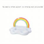 Suvine peo&auml;mber vikerkaar pilve tassihoidja T&auml;ispuhutav basseini ujuv &otilde;lu joogijahuti laud baari kandik ranna ujumisr&otilde;ngas 1pc