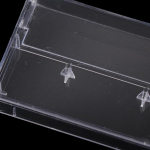 10 tk salvestus t&uuml;hi kasseti &uuml;mbris audio salvestuskarp, l&auml;bipaistev tolmukindel karp 10pcs