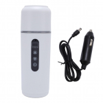 Kaasaskantav auto soojenduskruus 500ml Reisi elektriline veekeetja 12V 24V Kaasaskantav veekeetja Soojendusega kruus jaoks L valge