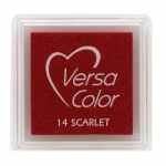 Encreur VersaColor mini Inkpad pour tampon de Tsukineko - VersaColor:Scarlet
