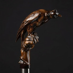 Eagle's Prey Hand-Carved Eagle Walking Stick from Finland Best gift for every occasion