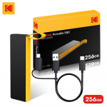 KODAK X206 Mini v&auml;line SSD 128GB 256GB 512GB 1TB k&otilde;vaketas USB 3.2 1000Mb/s s&uuml;learvutitele, lauaarvutitele, PS4-le, PS5-le 256GB
