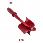 Lihahakkimismasin Hamburgeri hakkimismasin - Professionaalne multifunktsionaalne kuumakindel nailonist veisehakkliha purustaja k&ouml;&ouml;git&ouml;&ouml;riistad Red 1Pcs