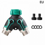 1 tk K&otilde;rge Kvaliteediga EL USA 3/4 Tolli 2-Tee Aiavooliku Jagaja Aia Kraan Y-T&uuml;&uuml;pi Kastmis&uuml;hendus Jaotur V&auml;liskraani jaoks