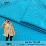 300g t&auml;pilise puuvillase žakaarmustriga &otilde;hukihi kudumiskangas jakkide, kleitide, &uuml;likondade ja p&uuml;kste jaoks Cut one meter (specify color number)