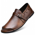 Retro Pruun Nahkkingad Meeste Loaferid Klassikalised Meeste Kingad Pulmadeks Meeste Mugavad &Auml;ri K&otilde;igega Sobivad Meeste Vabaaja Oxford Kingad 43 pruun