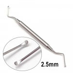 Hollow Handle Dental Scaler Spoon Tooth Cleaning Excavator Restorative Instruments Spoon Tool High quality Long tip 1 piece 2.5mm
