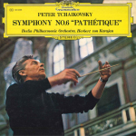 LP plaat HERBERT VON KARAJAN, BERLINER PHILH - T&scaron;aikovski S&uuml;mfoonia nr. 6 Path&eacute;tique MG2005 DEUTSCHE GRAMMO Jaapan Obi Klassika Kasutatud