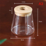 Potid potiimitatsiooniga klaasist vaasi istutamiseks V&auml;ikesed potis olevad rohelised taimed lillevaasid