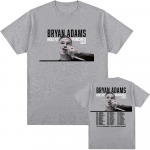 ROLL WITH THE PUNCHES TUUR 2025 T-s&auml;rk BRYAN ADAMS Graafilised T-s&auml;rgid Puuvillane Suvine Meeste Naiste T-s&auml;rk O-kaelusega Unisex Riided XS